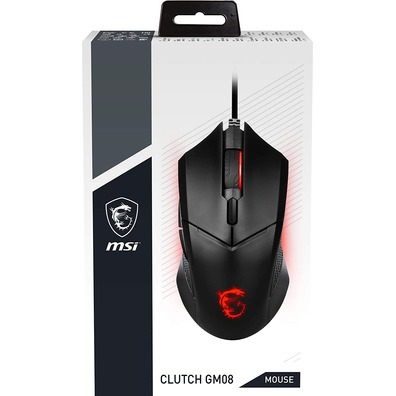 Ratón MSI Clutch GM08 Óptico 4200 DPI