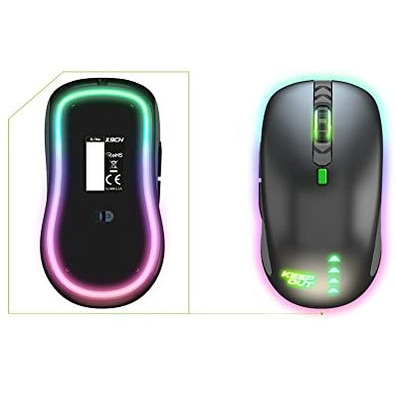 Mouse ottico tenere fuori X9CH gioco nero