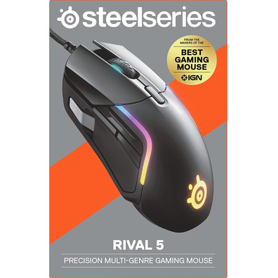 Ratón Steelseries Rivale 5 18000 CPI