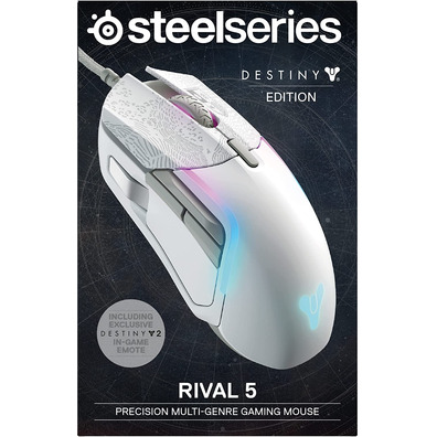 Ratón Steelserie Rivale 5 Destiny 2 Edizione 18000 DPI