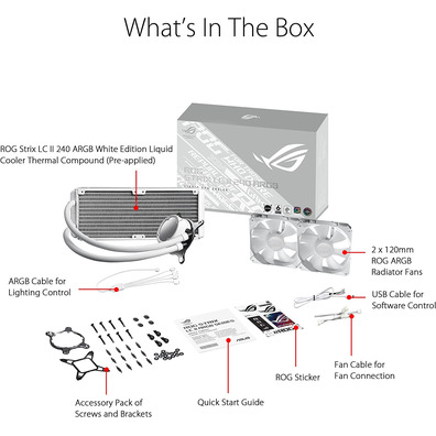 Refrigeración Líquida Asus RoG Strix LC II 240 ARGB Intel/AMD