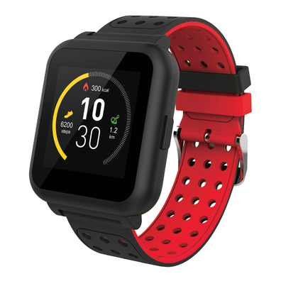 Smartwatch Trendy Muvit Nero-Rosso