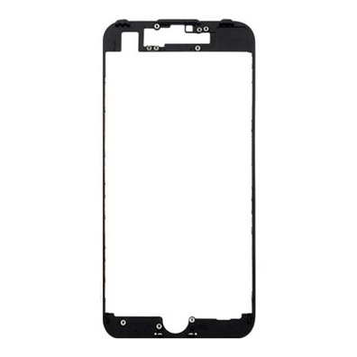 Front Frame with Hot Glue for iPhone 7 Nero