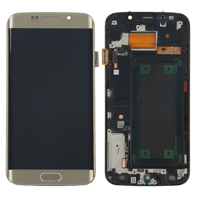 Sostituzione Full Screen   Frame Samsung Galaxy S6 Edge Oro