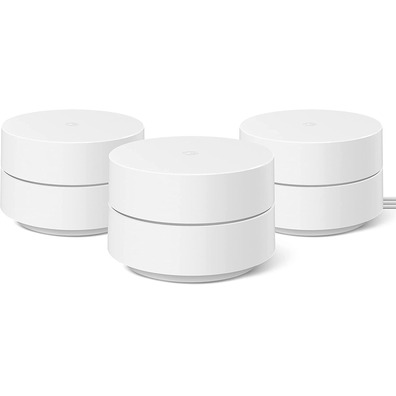 Router Inalámbrico Google WiFi 3-PK 2.4GHz/5GHz 3 unidade