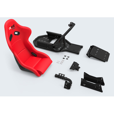 RSeat RS1 Rosso/Nero