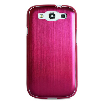 Pink Metal Casing for Samsung Galaxy S3 Puro