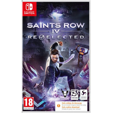 Saints Row IV Re-Eletto (Codice in un Box) Switch