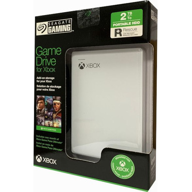 Seagate Game Drive 2 TB White Xbox One / Xbox Series X/S