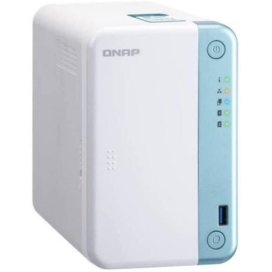 Servidor NAS Qnap Desktop 2BAY NAS 2GB RAM 1GbE