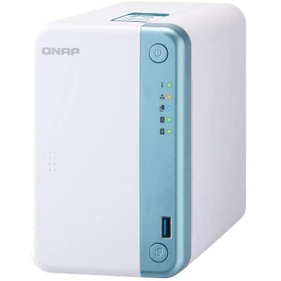 Servidor NAS Qnap Desktop 2BAY NAS 2GB RAM 1GbE