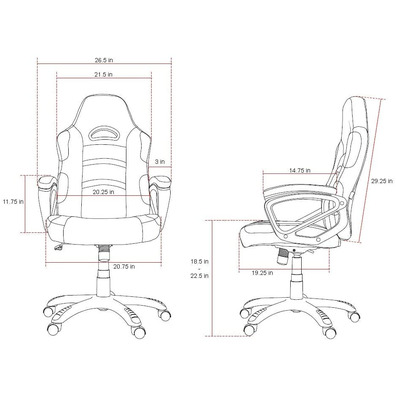 Silla Gaming Arozzi Enzo Woven Tessuto Nero / Grey