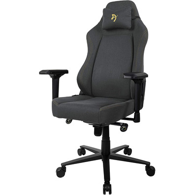 Silla Gaming Arozzi Primo Woven Fabric Black - Gold Logo