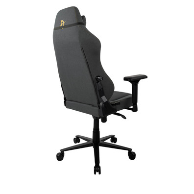 Silla Gaming Arozzi Primo Woven Fabric Black - Gold Logo