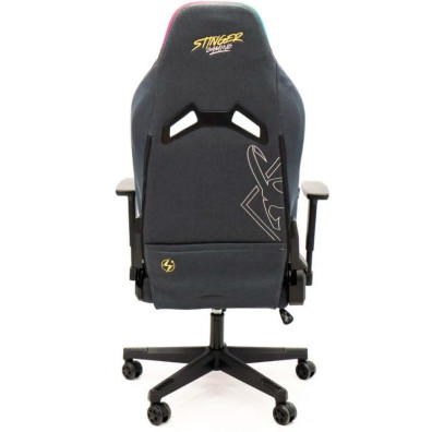 Woxter Stinger Station Lite LED Sedia da gioco (oro e argento)