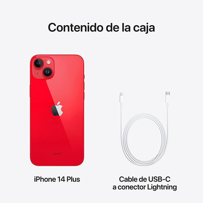 Smartphone Apple iPhone 14 Plus 512GB 6,7 '' 5G (Prodotto Rosso) Rojo