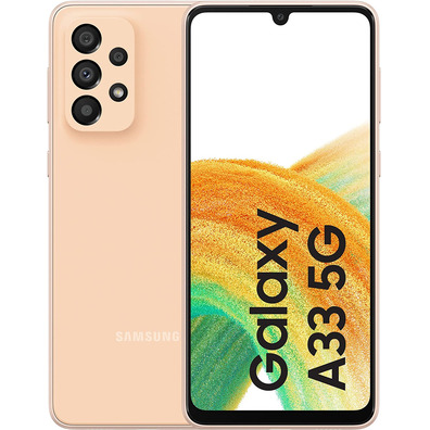 Smartphone Samsung Galaxy A33 6GB/128GB 5G Naranja Melocotón