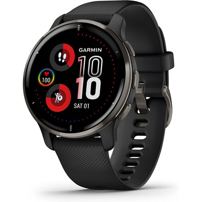 Smartwatch Garmin Venu 2 Plus GPS Negro Pizzarra