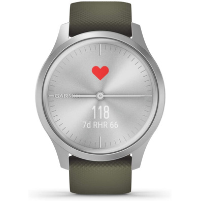 Smartwatch Garmin Vívomove Stile GPS Plata y Verde