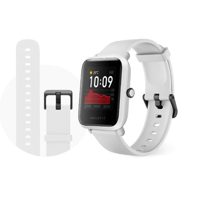 Smartwatch Huami Amazfit Bip S White Rock 1.28"/BT5.0/cardio/GPS