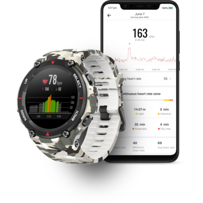 Smartwatch Huami Amazfit T-Rex Verde 1.3"/BT/cardio/GPS