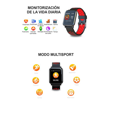 Smartwatch Leotec MultiSport Helse Azurro