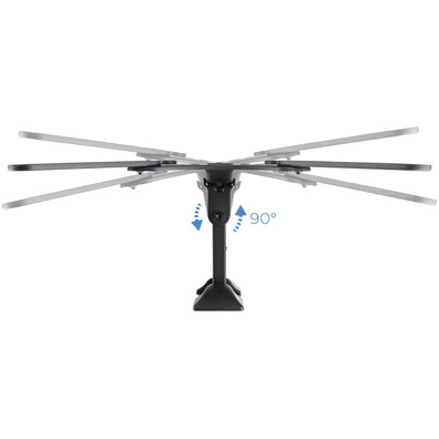 Supporto TV / Monitor Tooq LP2255TN-B 23 "-55" 2 Pivoti neri