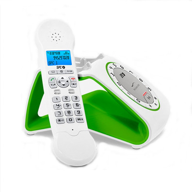 Telefono senza fili Retro Glamour SPC 7704V Bianco / Verde