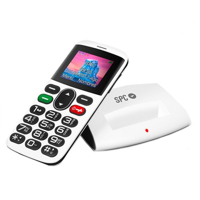 SPC Symphony Telefono Mobile BT FM + Dock Blanco