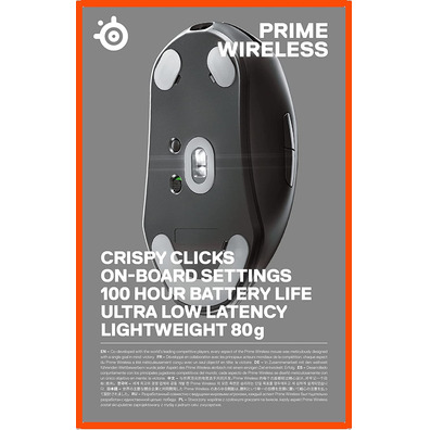 Steelseries Prime Wireless Óptico 18000 DPI