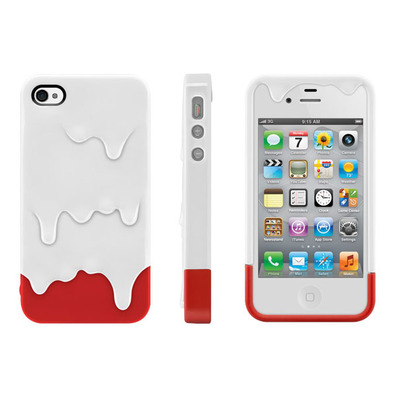 Cover iPhone 4/4S Caramel Melt Rosso