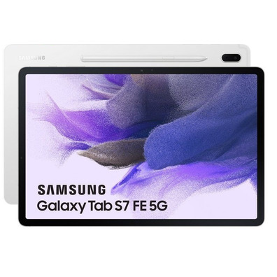 Tablet Samsung Galaxy Tab S7 FE 12,4 " 4GB/64GB 5G Plata