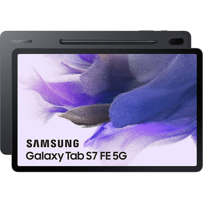 Tablet Samsung Galaxy Tab S7 FE 12,4 " 6GB/128GB 5G Negra