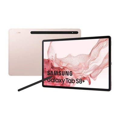 Tablet Samsung Galaxy Tab S8 + 12,4 '' 8GB/128GB Rosa Dorado