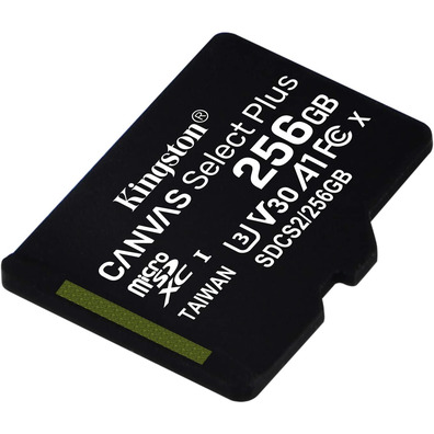 Tarjeta de memoria Kingston Canvas Select MicroSD XC 256GB