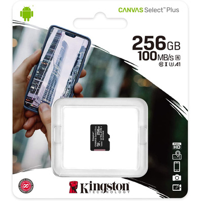 Tarjeta de memoria Kingston Canvas Select MicroSD XC 256GB