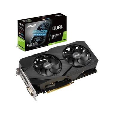 Tarjeta Gráfica ASUS Dual Geforza GTX 1660 EVO 6GB DDR5