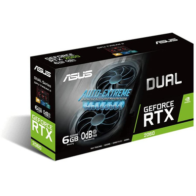 Tarjeta Gráfica Asus Dual RTX2060 EVO 6GB GDDR6