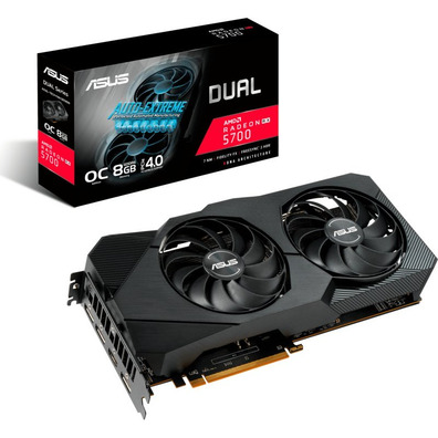 Tarjeta Gráfica ASUS Dual RX5700 XT EVO OC 8GB GDDR6