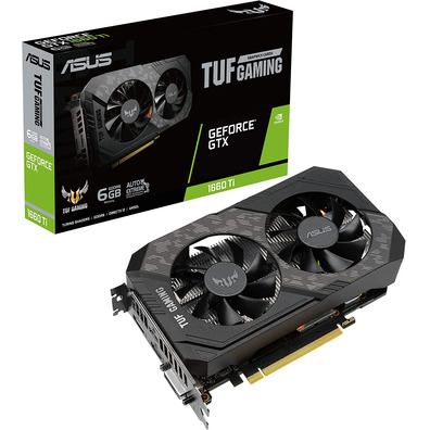 Tarjeta Gráfica Asus TUF GTX1660Ti EVO Gaming 6GB GDDR6