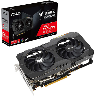 Tarjeta Gráfica Asus TUF RX6500 XT OC 4GB GDDR6