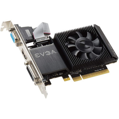 Tarjeta Gráfica EVGA GeForce GT 710 /1GB DDR3 Perfil Bajo