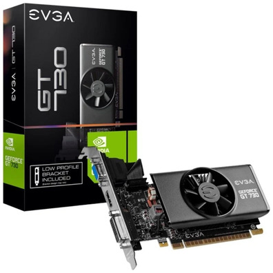 Tarjeta Gráfica EVGA Geforce GT730 2GB GDDR5