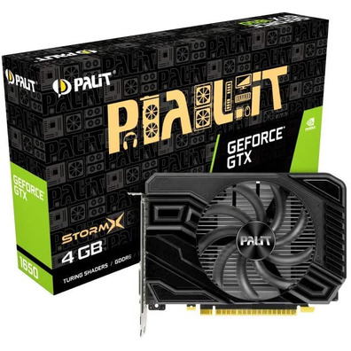 Tarjeta Gráfica Palit GTX 1650 StormX 4GB GDDR6