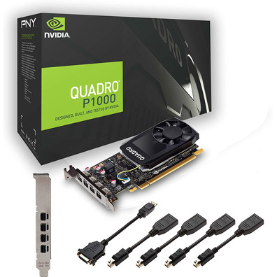 Tarjeta Gráfica PNY Quadro P1000 4GB GDDR5 V2