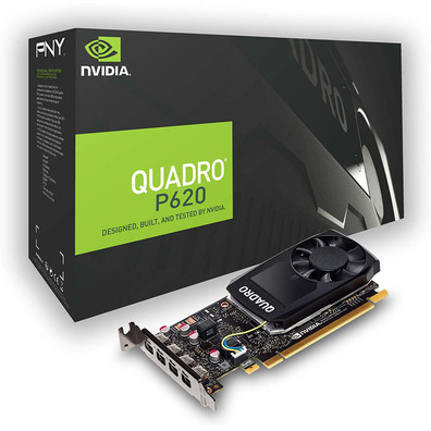 Tarjeta Gráfica PNY Quadro P620 2GB GDDR5 DVI V2