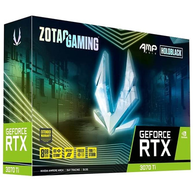 Tarjeta Gráfica Zotac Geforza RTX3070 Ti AMP Holo 8GB GDDR6X