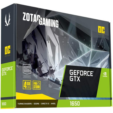 Tarjeta Gráfica Zotac ZT-T16600K-10M Geforce GTX1660 6GB GDDR5