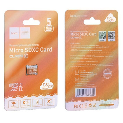 Scheda Micro SDXC 128 GB Classe 10 Hoco