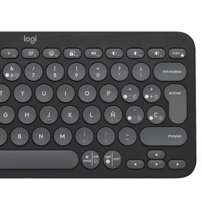 Bluetooh Tastiera Logitech Pebble Keys 2 K380S Grafite